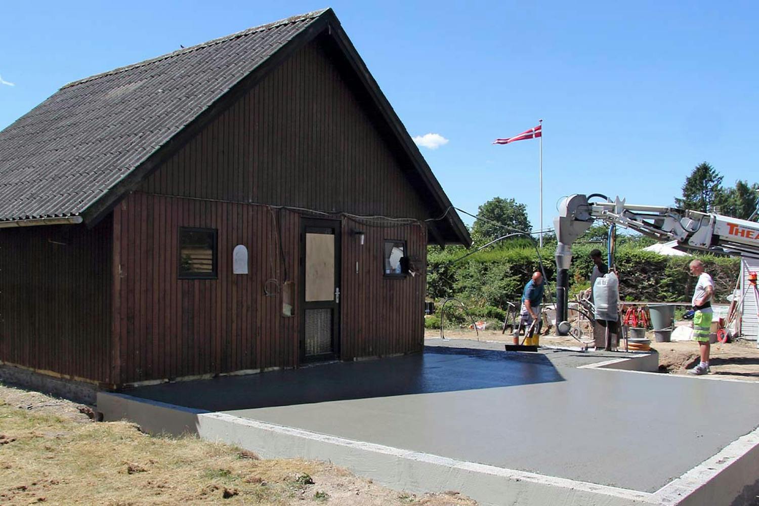 Tillbyggnad del 2: Fundament Tillbyggnad del 2: Fundament